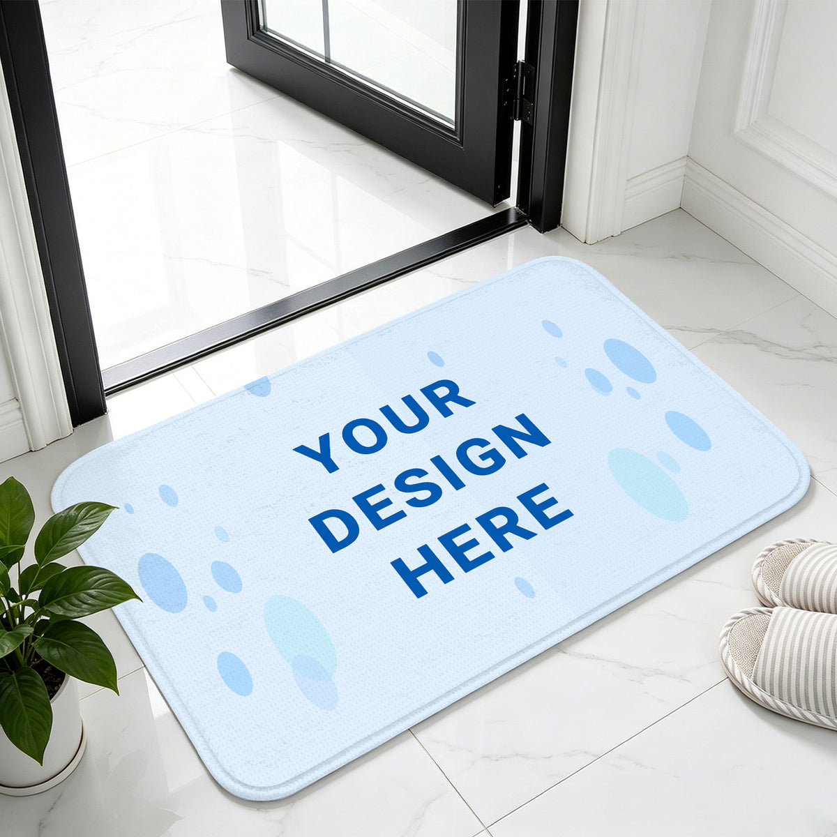 Flannel floor mat 40 × 60cm (CA-3 factory in the United States)