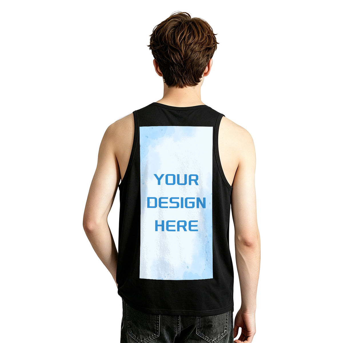 180G Men's Tank Top - Rear (CA-2 Factory in the United States)