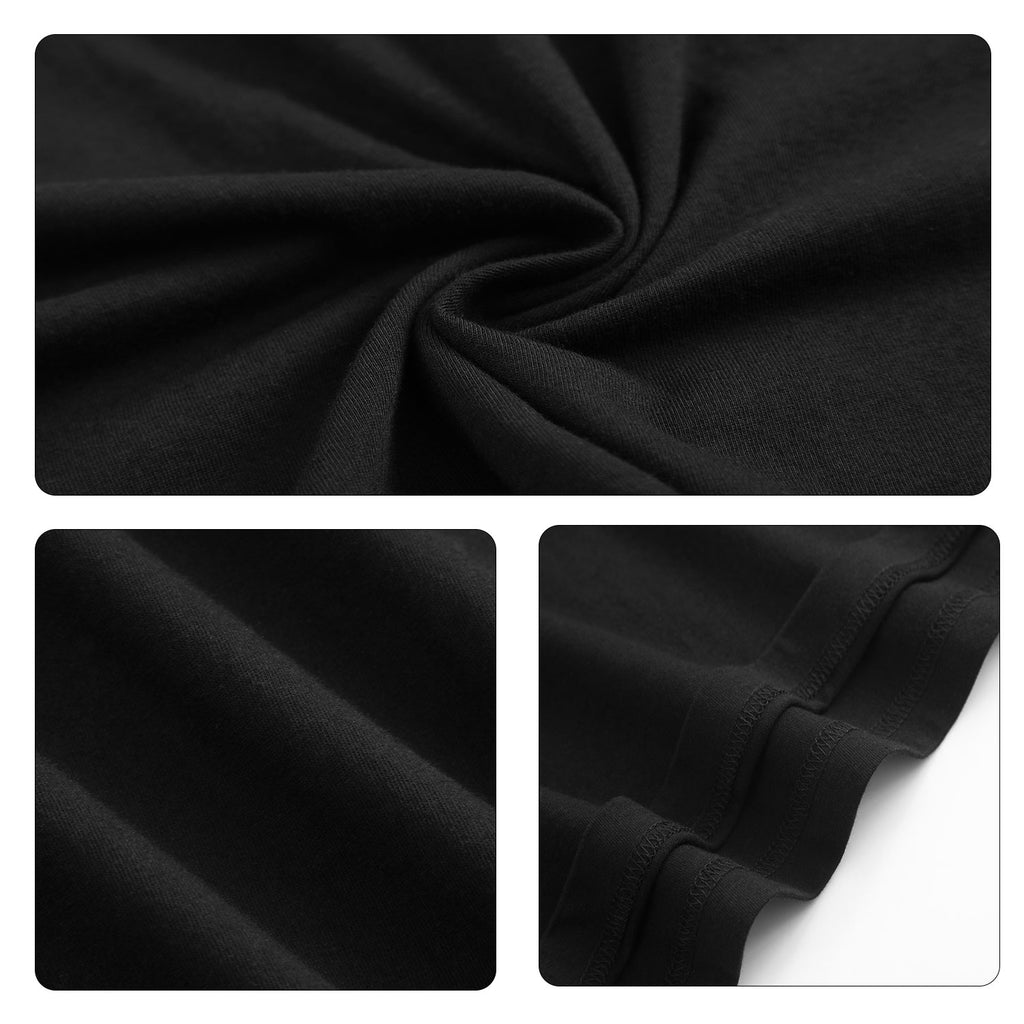 180g black and white T-shirt digital direct spray single-sided printing